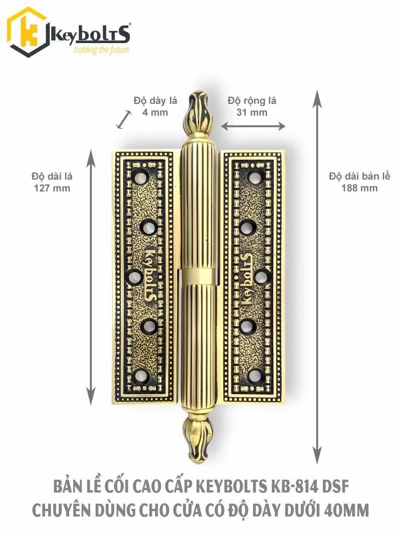 Bản Lề Đồng Cối KB 814 DSF