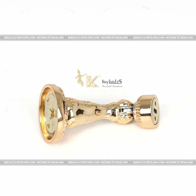 Chặn Cửa/Hít Cửa Đồng Mạ Vàng 24K