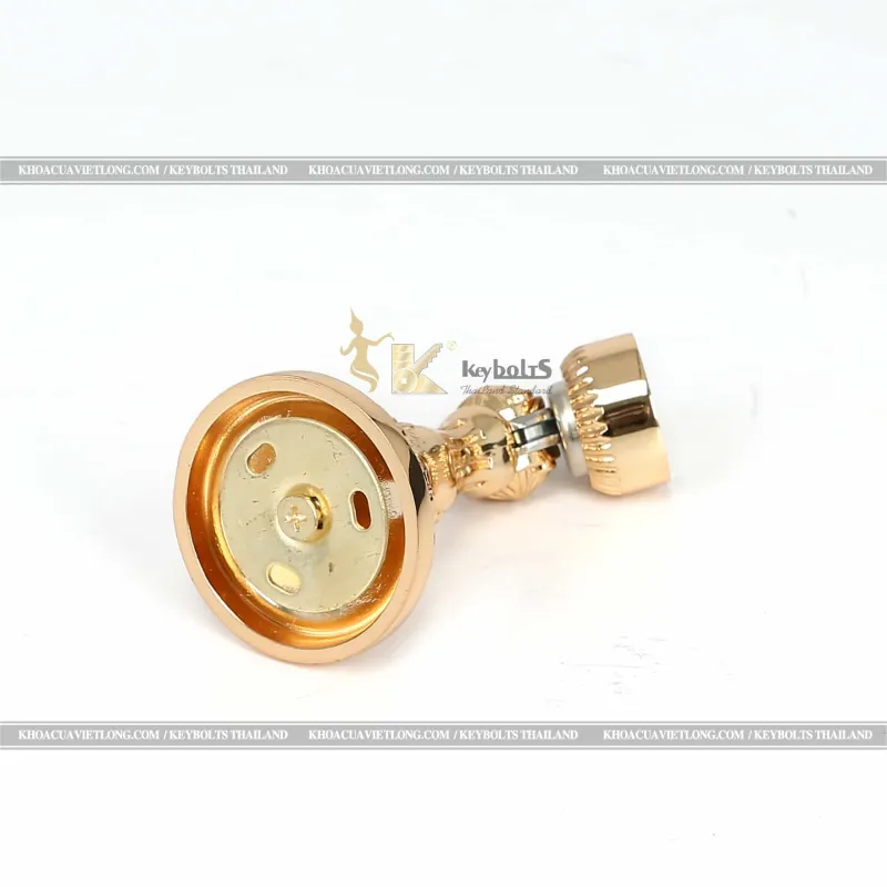 Chặn Cửa/Hít Cửa Đồng Mạ Vàng 24K