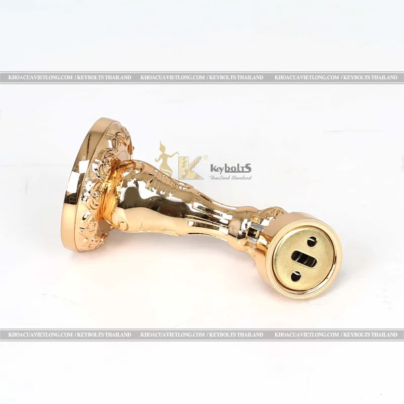 Chặn Cửa/Hít Cửa Đồng Mạ Vàng 24K