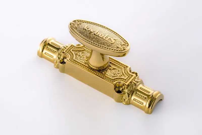 CREMONE Cửa Đi Có Khóa Đồng Mạ Vàng KB CX2 PVD-M