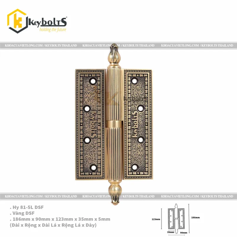 Bản Lề Đồng Cối KB 815 DSF