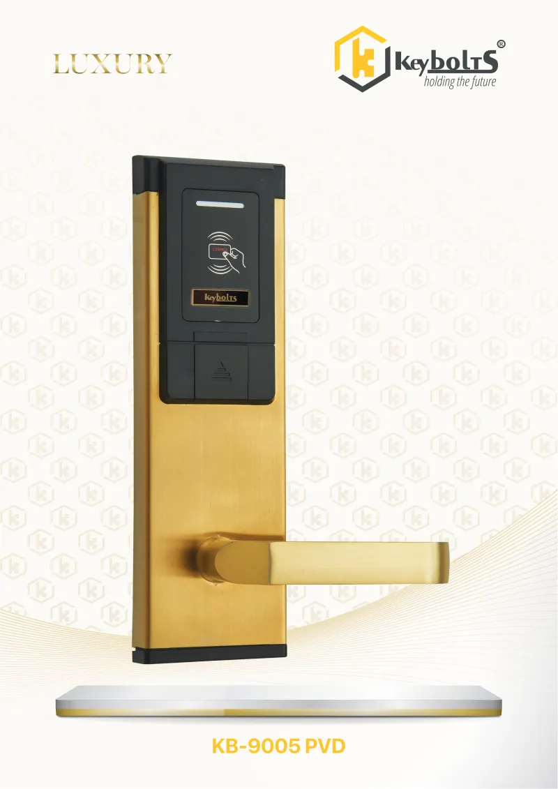 Khóa Thẻ Từ Khách Sạn KB-9005 PVD