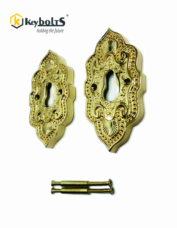Khóa Cửa Âm Cửa Lùa Đồng Mạ Vàng TH55-24K