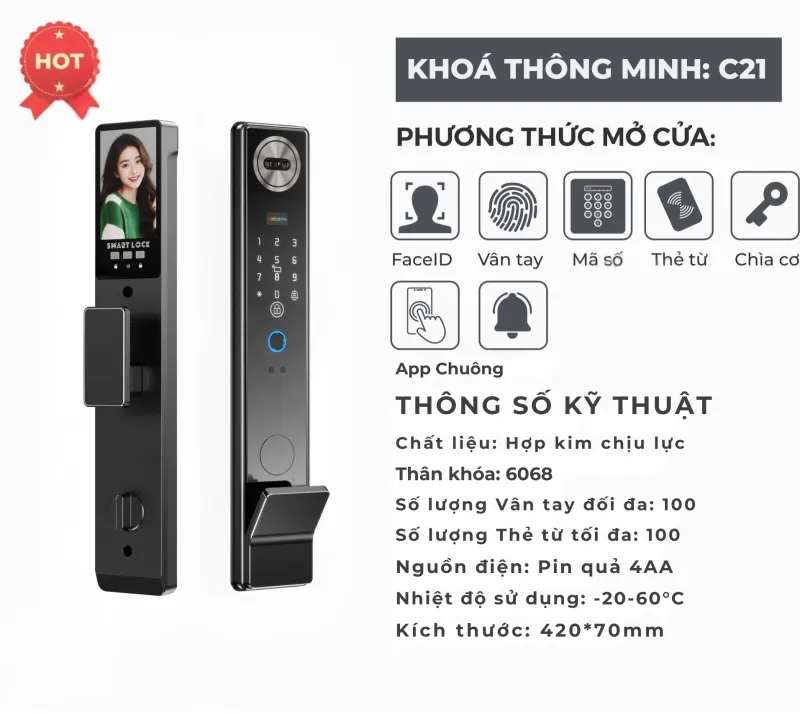 Khóa Thông Minh baltica C21