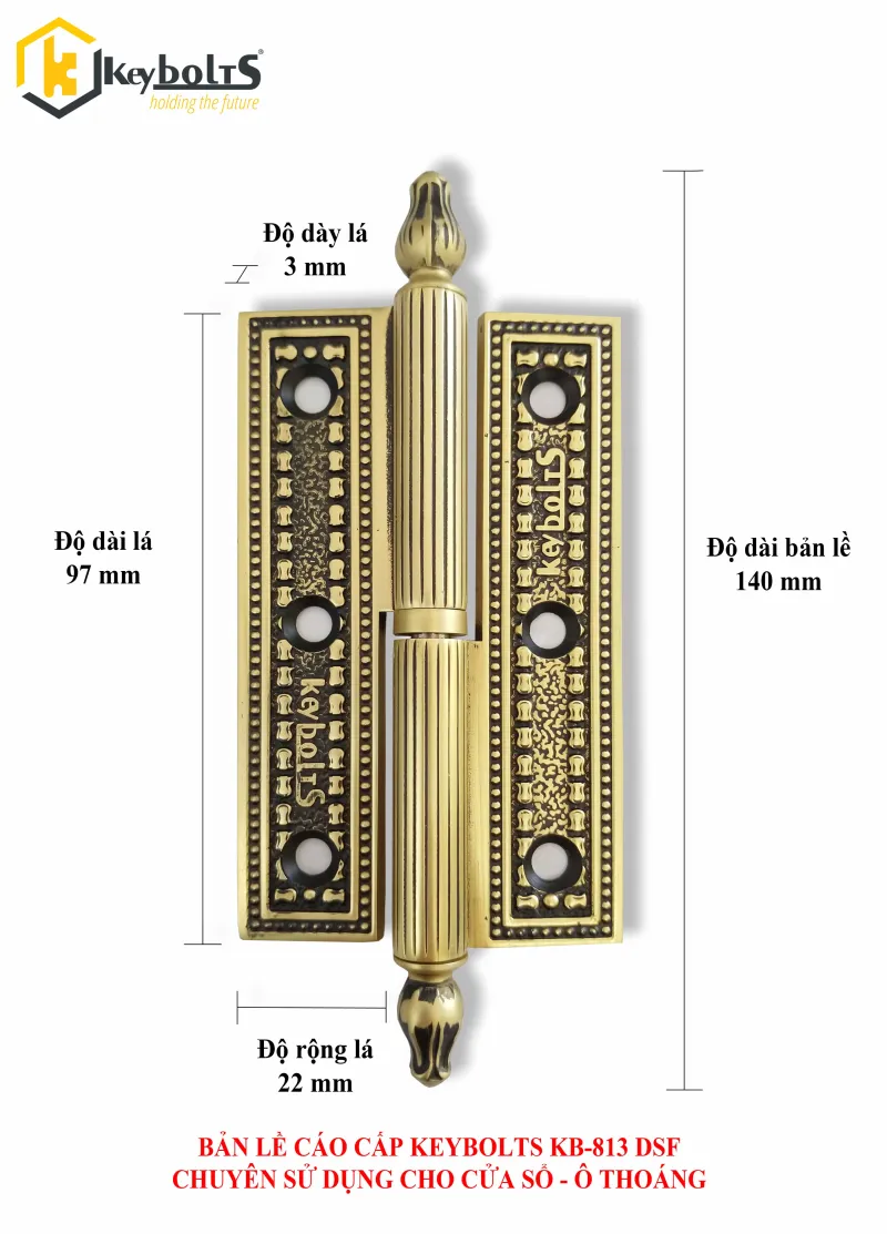 Bản Lề Đồng Cối KB 813 DSF