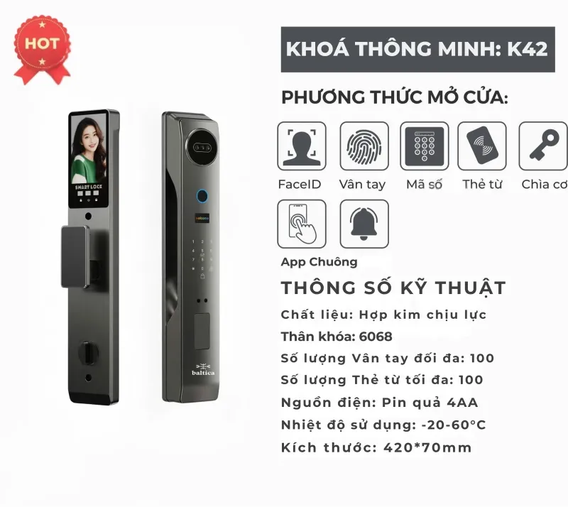 Khóa cửa cao cấp Keybolts